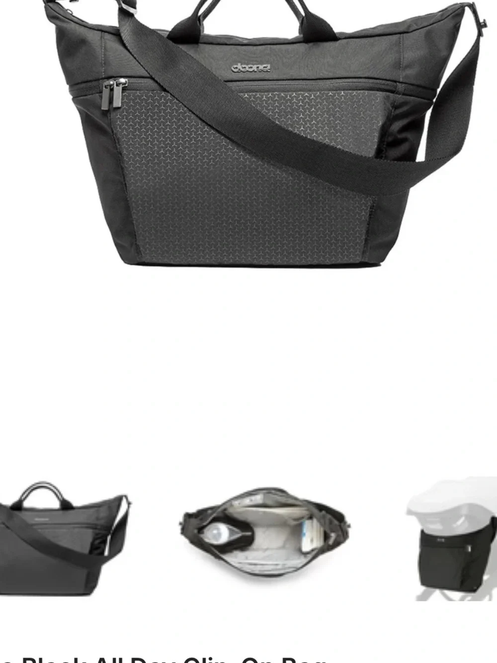 Doona Diaper Clip in Traveling Bag